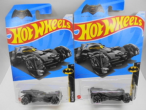 Hotwheels バットマン バットモービル ホットウィール ミニカー 2台セット バットマン スーパーマン ムービーカー 映画 ガンメタ