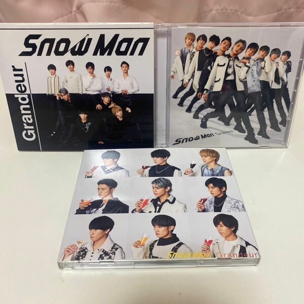 Snow Man Grandeur 3形態 初回盤A 初回盤B 通常盤 CD DVD