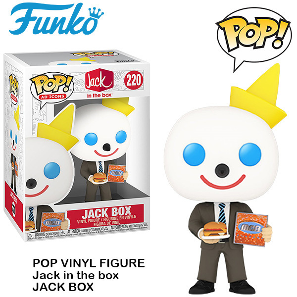POP! AD ICONS VINYL FIGURE Jack in the box JACK BOX 【FUNKO】