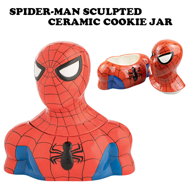 スパイダーマン セラミック クッキージャー SPIDERMAN