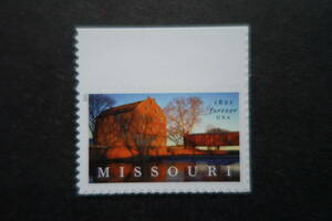 外国切手：アメリカ切手 「ミズーリ州200年」 1種完 未使用