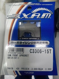 XAM ザム フロントスプロケット C3306-15T