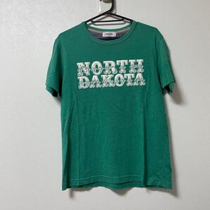 ライトオン SPICE ISLAND Tシャツ 半袖 プリントT 緑 夏服 古着 半袖Tシャツ