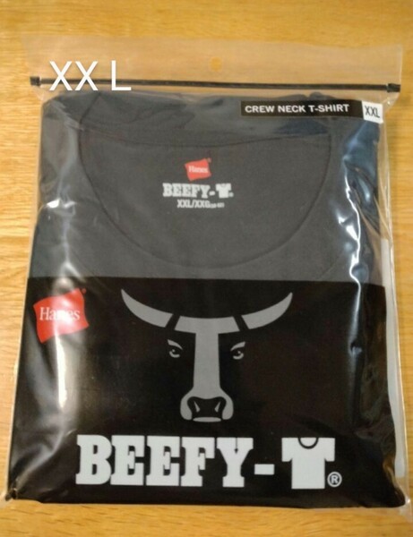 ビーフィー 　黒　ブラック　メンズ Tシャツ 半袖 XXL　大きいサイズ ビーフィー ユニセックス BEEFY-T BEEFY Hanes ヘインズ