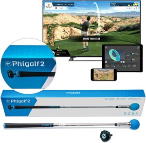 Phigolf (ファイゴルフ)【2024 日本公式】家庭用ゴルフシュミレーター ゴルフ練習, スイング分析 (Phigolf2 / WTE