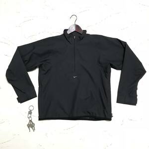 ★NIKE GOLF ナイキ ゴルフ★ハーフジップ プルオーバー アノラック ジャケット★ジャージ★黒 ブラック★size S★　SSS