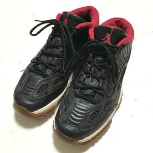 観賞用★NIKE ナイキ★AIR JORDAN 11 LOW エアジョーダン11LO 26cm 黒赤 96年製 130270-001★メンズ★スニーカー★ SSS