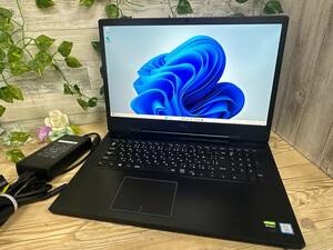 [ superior article!]DELL G7 7790[Core i7 9750H 2.6GHzGHz/RAM:16G/SSD:256GB+HDD:1TB/RTX 2060]Windows 11ge-ming Note PC operation goods 