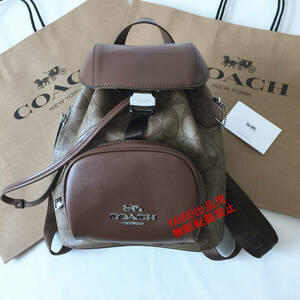 *COACH bag * Coach CR130 rucksack backpack signature canvas pace lady's bag outlet new goods 