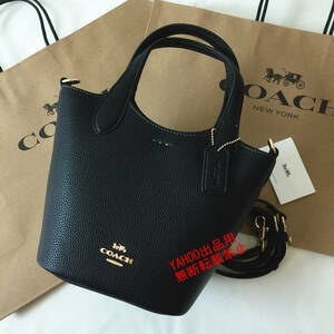 *COACH bag * Coach CR168 black handle na bucket bag handbag tote bag shoulder bag handbag bag outlet 