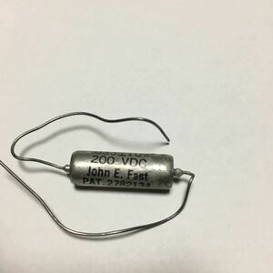 John E Fast oil condenser 200v 0.033uf