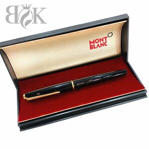  Montblanc black / gold group 585 stamp fountain pen Junk used *
