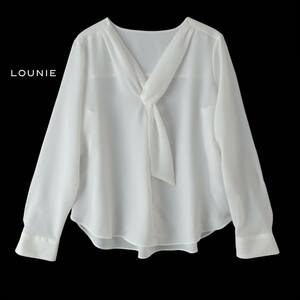 美品★LOUNIEルーニィ★38size/9号★ブラウスJ040