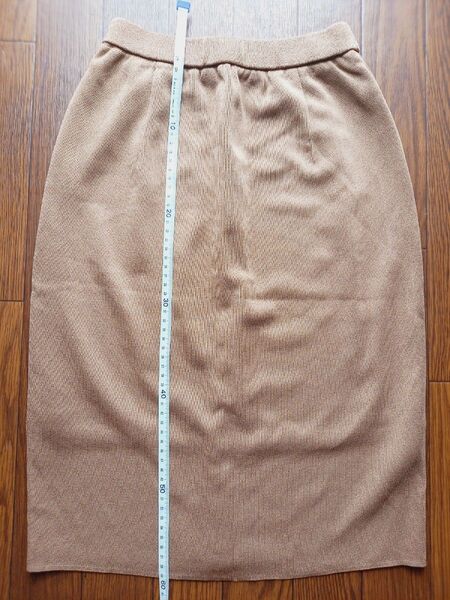 茶色 ブラウン タイトスカート 事務服 ol スーツ スカート 日本製 未使用 ビジネス オフィス