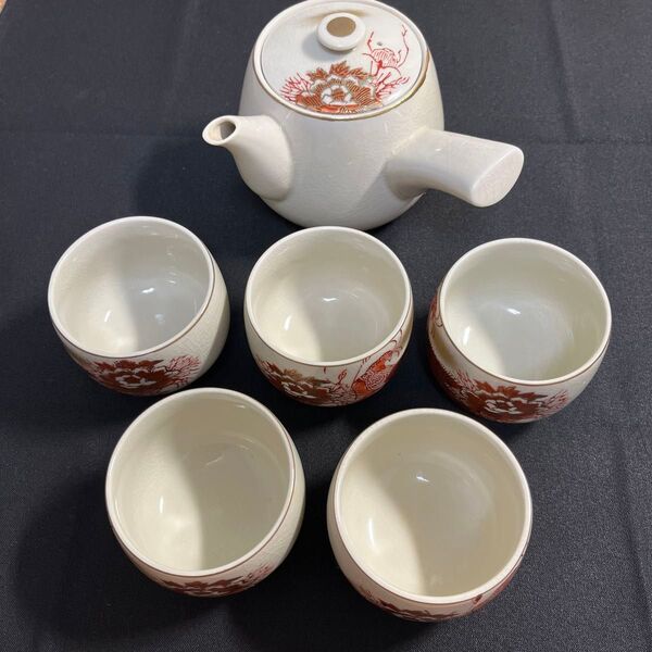 九谷焼 お茶器 急須・湯呑みセット 5客揃