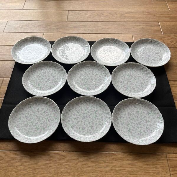 teien FINE CHINA 花柄小皿 10客揃