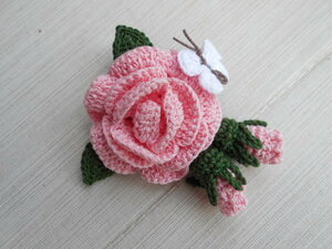 * rose . butterfly .... corsage *