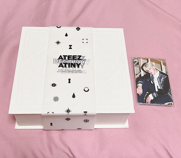 ATEEZ STAR1117 香水 フレグランス トレカ MMT 限定品 カード ATEEZ DESTINY ATINY STAR1117 SPECIAL PHOTO CARD フォトカード ソンファ
