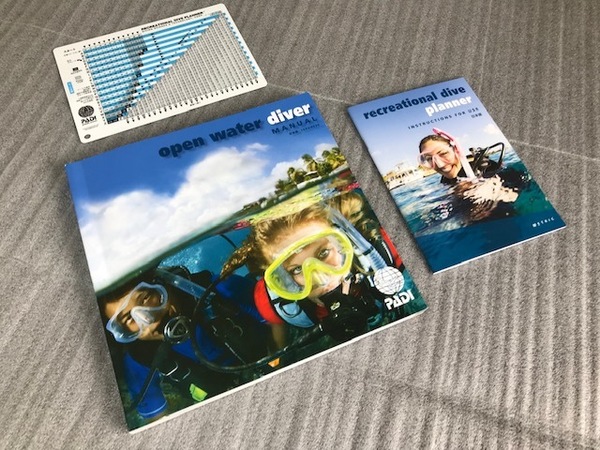 PADI オープン ウォーター ダイバー マニュアル（ 新品 ）RDP 付属 / PADI 教材 / PADI Go Dive Open Water Diver Manual JAPANESE 