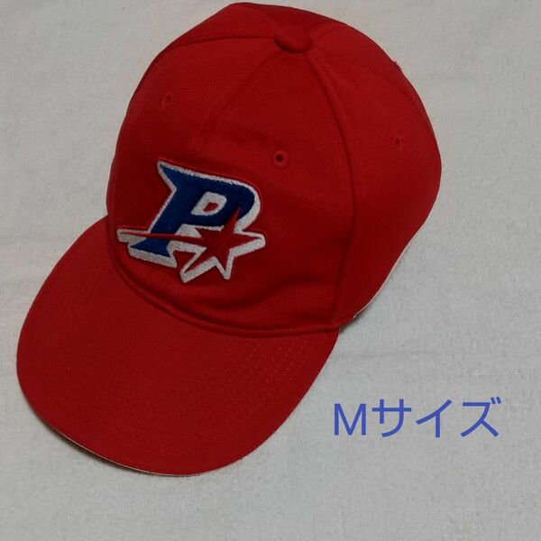M サイズ ポルテ 帽子 野球帽 キャップ ベースボール 野球 mizuno ミズノ タグに記名あり 赤 レッド
