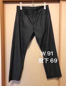 タグ無し未使用　メンズ　カジュアルパンツ　ウエスト91 股下 69 ダークグレー　XL レギュラーフィット