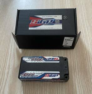 SIGP7.4V2S Short lipo battery 4300mAh70C1 times charge only . unused 