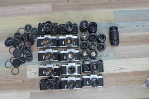 ３２　ペンタックス　まとめ　Spotmatic Pentax-m 50mm F1.4 55mm F1.8 135mm f3.5 28mm 35mm F2.8 一眼レフフィルムカメラ　レンズ