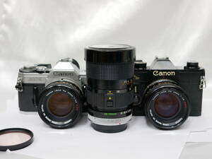 #7291 CANON AE-1 FTb FD 50mm F1.4 SSC 28-50mm F3.5 キャノン 一眼レフフィルムカメラ
