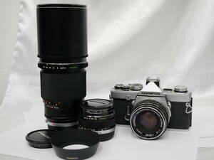 #7280 OLYMPUS OM-1 50mm F1.8 28mm F3.5 300mm F4.5 オリンパス 一眼レフフィルムカメラ