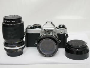 #3172 NIKON FE 50mm F1.4 35-105mm F3.5-4.5 ニコン 一眼レフフィルムカメラ