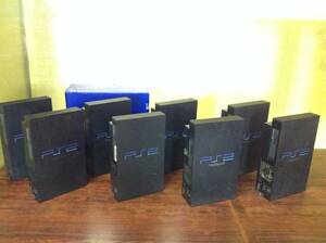 SONY PlayStation2 PS2 8consoles SCPH-50000 30000 15000 10000 tested ソニー プレステ2 本体8台 動作品あり D973T
