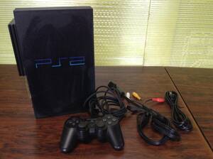 SONY PlayStation2 PS2 console SCPH-50000 controller set tested ソニー プレステ2 本体 コントローラー D994D1