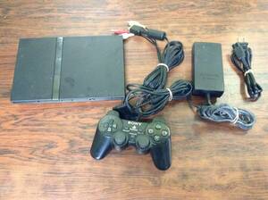 SONY PlayStation2 PS2 Slim console SCPH-70000 controller set tested ソニー プレステ2 スリム 本体 セット 動作確認済 E40B