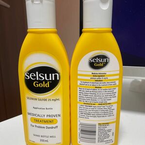 【新品】selsun シャンプー ゴールド２本セット