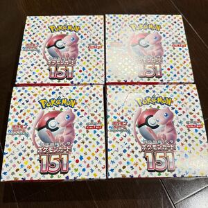 ポケモンカードゲーム　151 シュリンクなし　4BOX