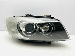 割れ無 BMW E90 E91 3シリーズ 純正 HID キセノン ヘッドライト ヘッドランプ 右 631169427409 (F167)