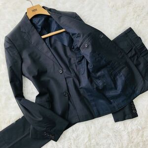  Marni MARNI suit setup tailored jacket size 46 black black .. cotton book@ cut feather center Ben do153