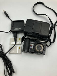 デジカメ Nikon COOLPIX P5100 ブラック 可動品 動作OK 現状品 充電器付 バッテリー2個 中古品 ケース付き レターパックプラス520円 E1054