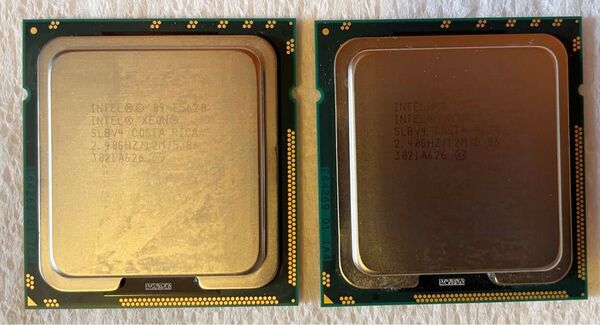 【美品】INTEL Xeon E5620 SLBV4 2.4GHz 【同一ロット2個セット】#11