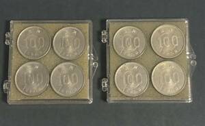 希少！1964年東京オリンピック　昭和39年稲穂100円銀貨　8枚セット