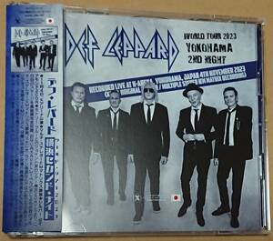 DEF LEPPARD(2CD+BONUS BDR)「World Tour 2023 Yokohama 2nd Night Limited Edition」11/4 IEM-MATRIX