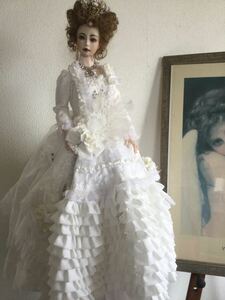  произведение кукла, кукла автор, лампочка body .. кукла, примерно 80cm, платье полный комплект 