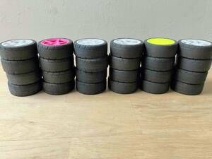  Tamiya Challenge cup tami tea re. practice . medium narrow racing tire used low price . letter pack post service shipping possible 