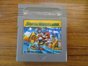 KM7192★GBソフトのみ スーパーマリオランド SUPER MARIO LAND 刻印20A 起動確認済み クリーニング済み ゲームボーイ