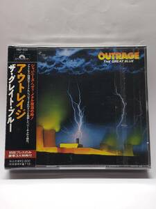 OUTRAGE/THE GREAT BLUE/アウトレイジ/ザ・グレイト・ブルー/国内盤(1stプレス)CD/帯・ステッカー付/2枚組仕様/1990年発表/廃盤/3rd
