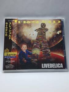 THRESHOLD／LIVEDELICA／スレッショルド／ライヴデリカ／国内盤CD／1995年発表／6曲入りライブEP／廃盤