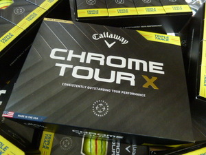 ◆2024年！新登場/正規品◆キャロウェイ ゴルフ CHROME TOUR X TRIPLE TRACK/イエロー/1ダース/Callaway/YE◆クロムツアーX/新品