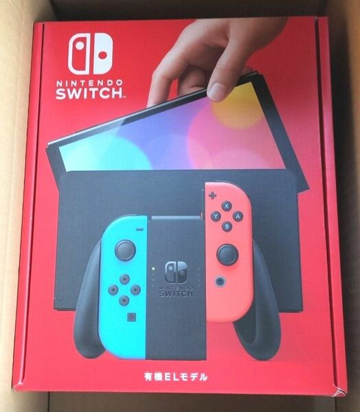 ニンテンドースイッチ 有機ELモデル 本体　　Nintendo Switch　ネオンブルー ネオンレッド　新品　未開封　店舗印なし