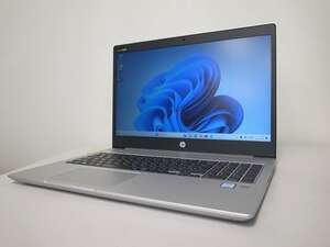 1円～ HP ProBook 450 G6 Corei3-8145U 第8世代 SSD256G Win11 (2023-0418-1843)