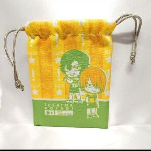 弱虫ペダル T2 手嶋純太 青八木一 ポーチ 巾着袋